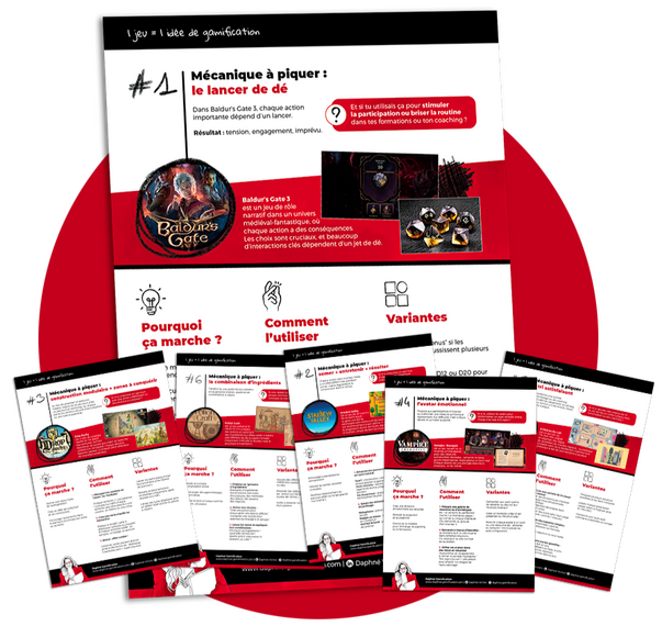 Les fiches &quot;1 jeu = 1 idée de gamification&quot;