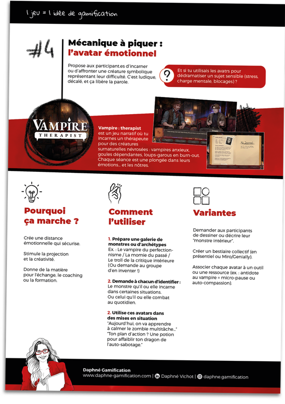 Vampire Therapist : l’avatar émotionnel