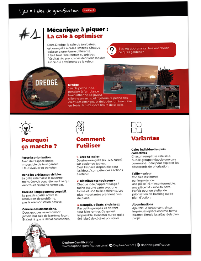 Dredge : le Tétris-like