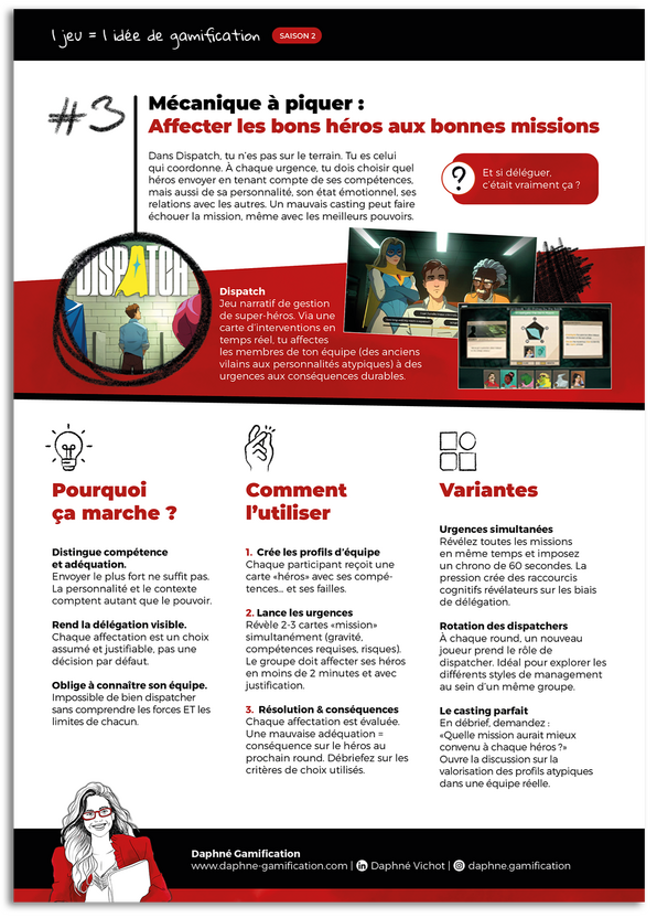 Dispatch : Affecter les bonnes personnes à la bonne mission